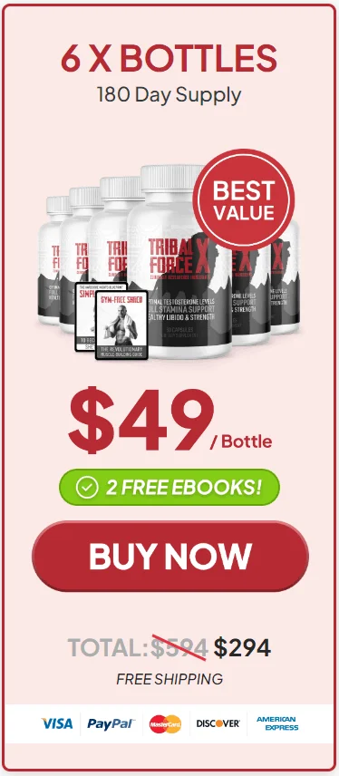 Buy TribalForce X 6 Bottles